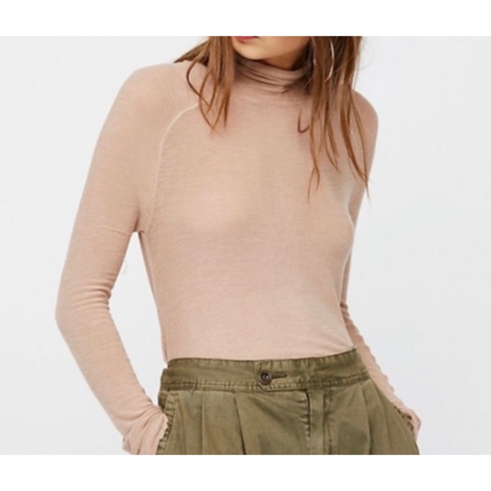 Free People Snuggle Turtleneck Sweater